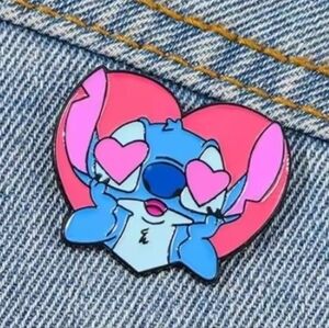 Disney's Lilo & Stitch: Stitch Heart-Shaped Enamel Pin